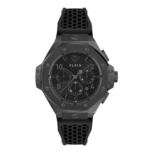 Philipp Plein Plein Chrono Royal Silicone Watch - NWT - Picture 1 of 5